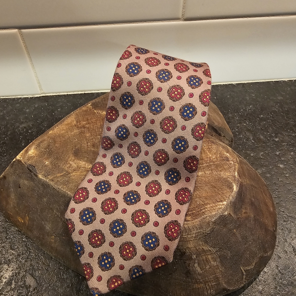Ed Mitchell Men's Multicolor Pattern Tie